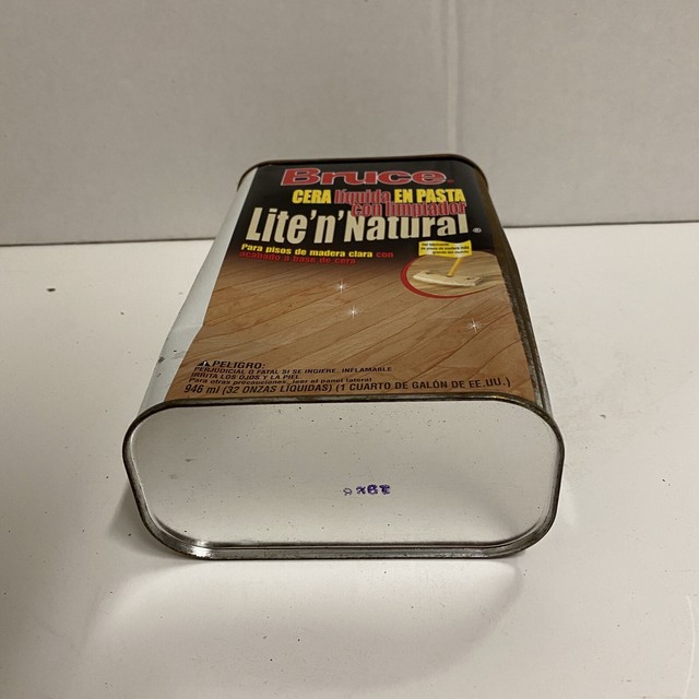bruce lite n natural liquid paste wax