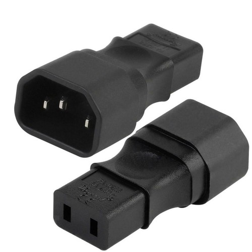 Conector adaptador IEC 320 C14 macho enchufe C9 hembra a C6 | eBay