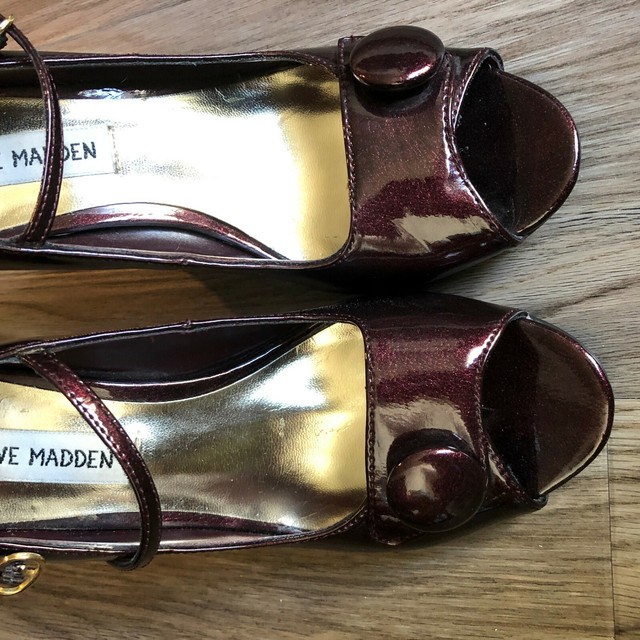 Nordstrom Steven by Steve Madden Mary Jane Heels patent leather pumps 10 | eBay