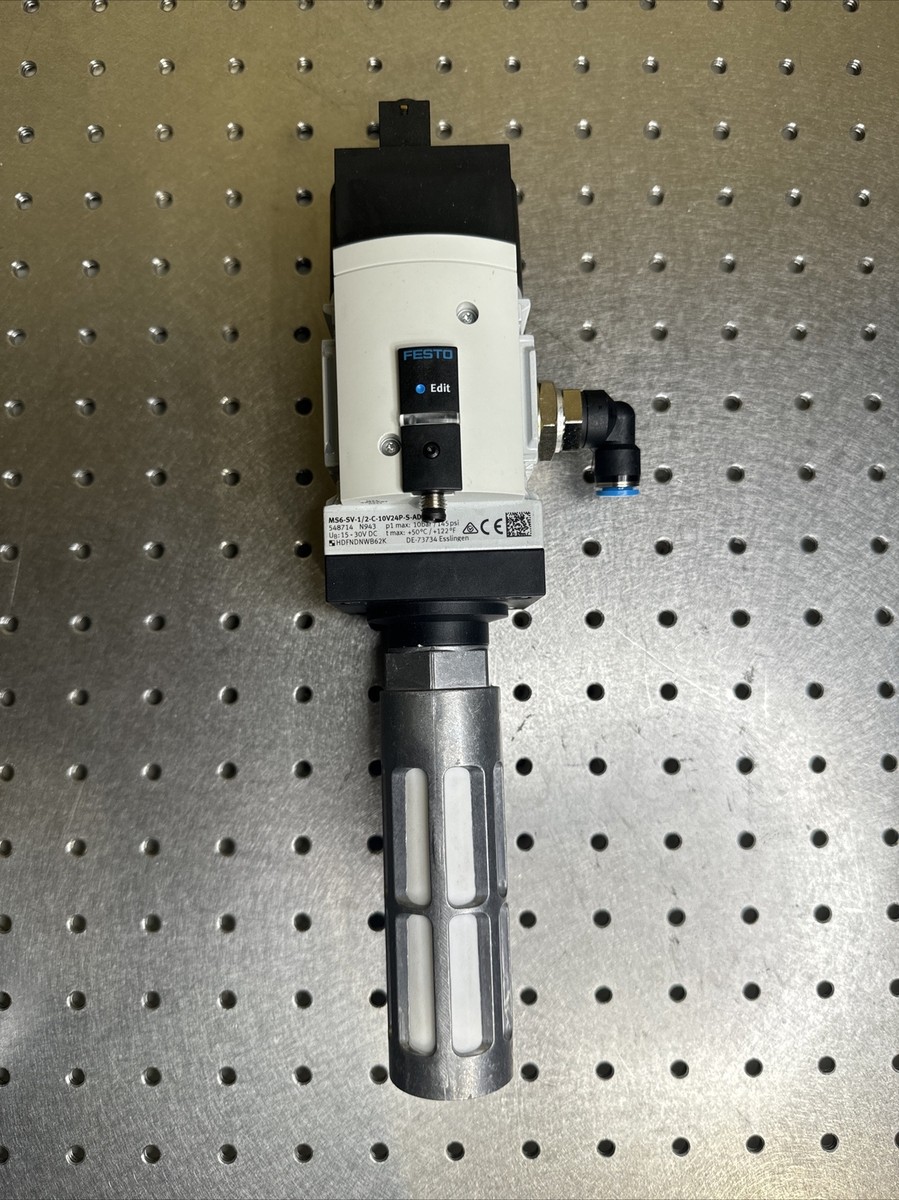 Festo MS6-SV-1/2-C-10V24P-S-AD7 / MS6-SDE5: AD7 | eBay Festo MS6-SV-1/2-C-10V24P-S-AD7 / MS6-SDE5: AD7 | eBay