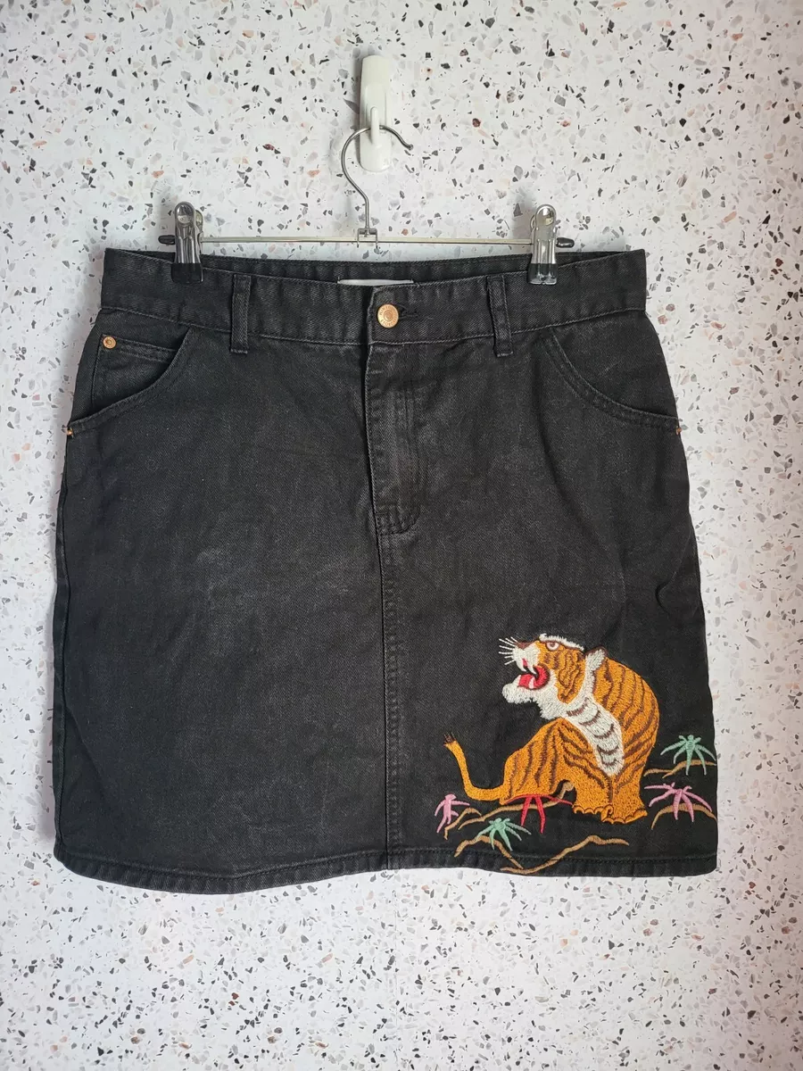 Tiger deals denim skirt