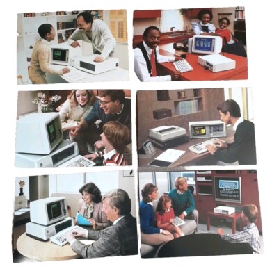 IT History (198X) IBM Post Card PC JR (Entre Computer) Set/Lot 6 South ...