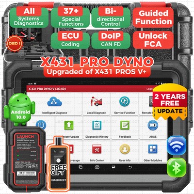 LAUNCH X431 PRO DYNO PRO5 Bidirectional OBD Scanner Diagnostic Tool K Coding