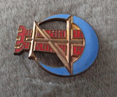 Insigne/Badge/Pucelle Militaire Français 1 er RMSM Régiment de Marche – COLLECTION D'ANTAN