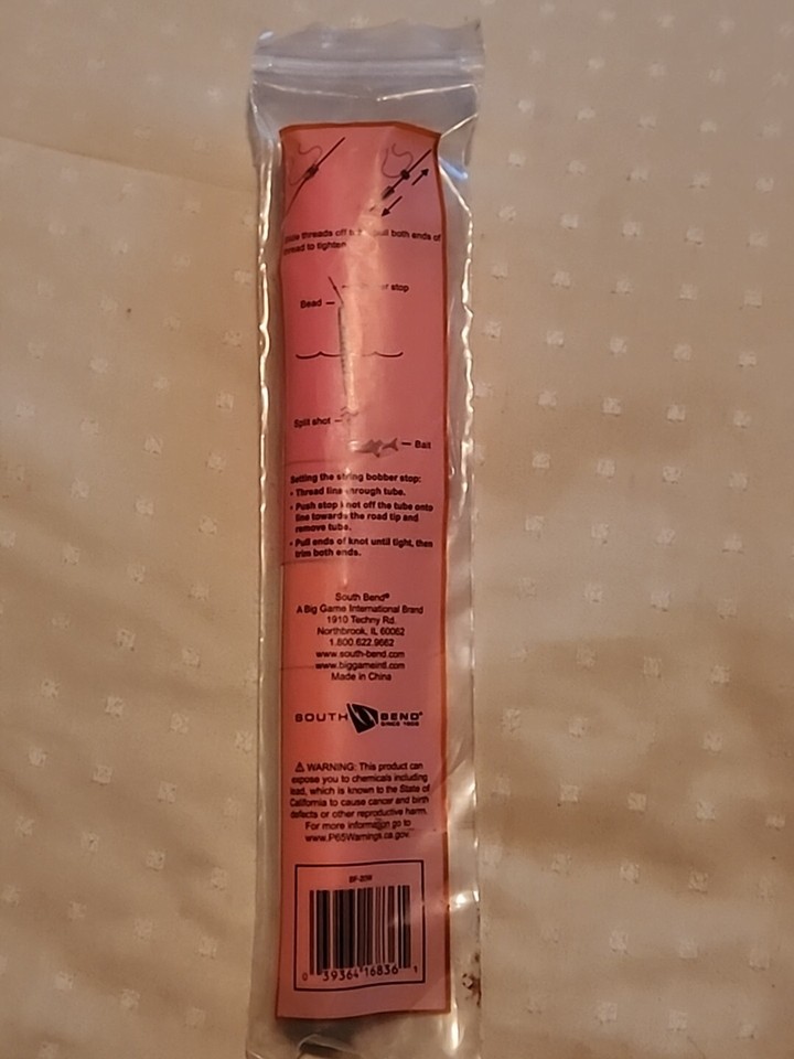 South Bend Catfish Pole Float w/Stop 1"x8" eBay