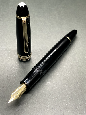 Excellent] MONTBLANC MEISTERSTUCK 146 Black GT Fountain Pen 18C 