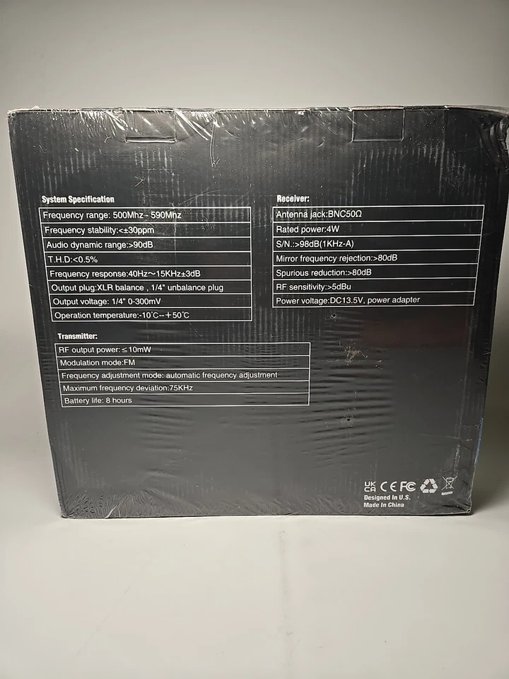 Phenyx Pro Wireless Microphone System PTU-52B Headset Body Pack UHF Receiver - Image 3 of 4