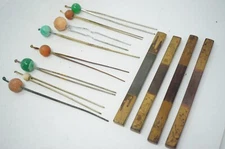 Hair accessories set hairpins & hair sticks 12 pieces original from Japan 0512C7