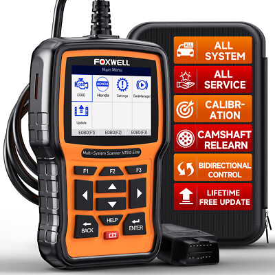 FOXWELL For VW AUDI Car Code Reader OBD2 Scanner Diagnostic TPS EPB OIL BMS DPF