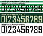 Name&Number Set For Celtic UEFA Europa League 2021/2022 Home/Away/Third Soccer