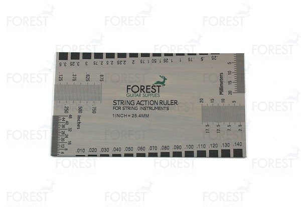 String Action gauge guitar luthier tool, ruler, High quality stainless steel