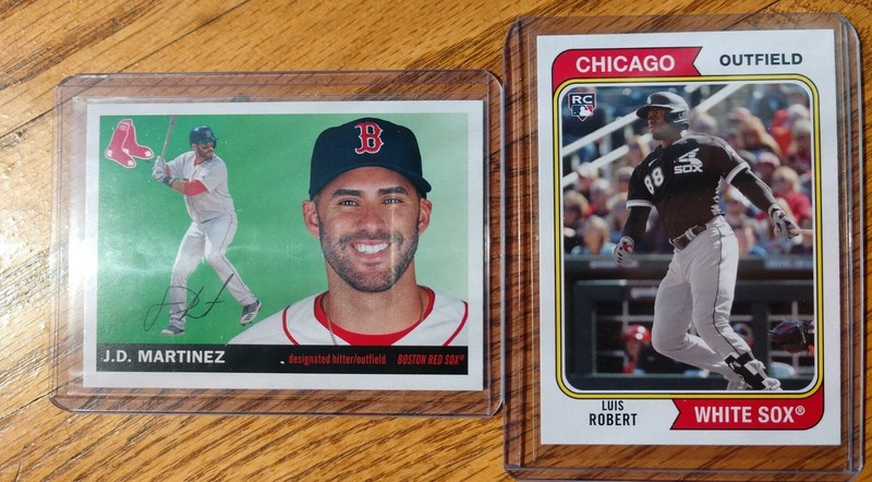 Lot (29) 2020 Topps Archives Luis Robert RC & 28x #48 J.D. Martinez