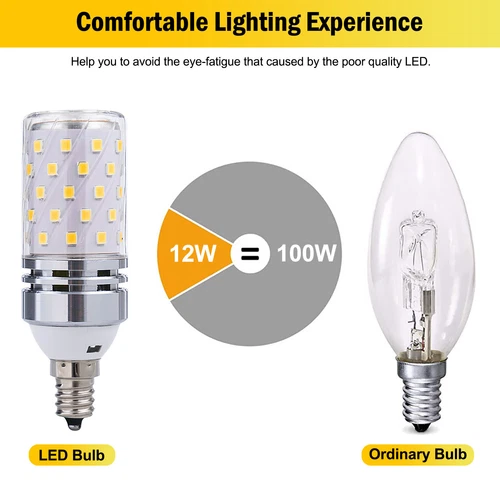 LED Corn Bulb E27 E14 B22 E12 B15 E17 12/16W 2835 60/80SMD Globe Lamp Spot Light - Picture 5 of 63