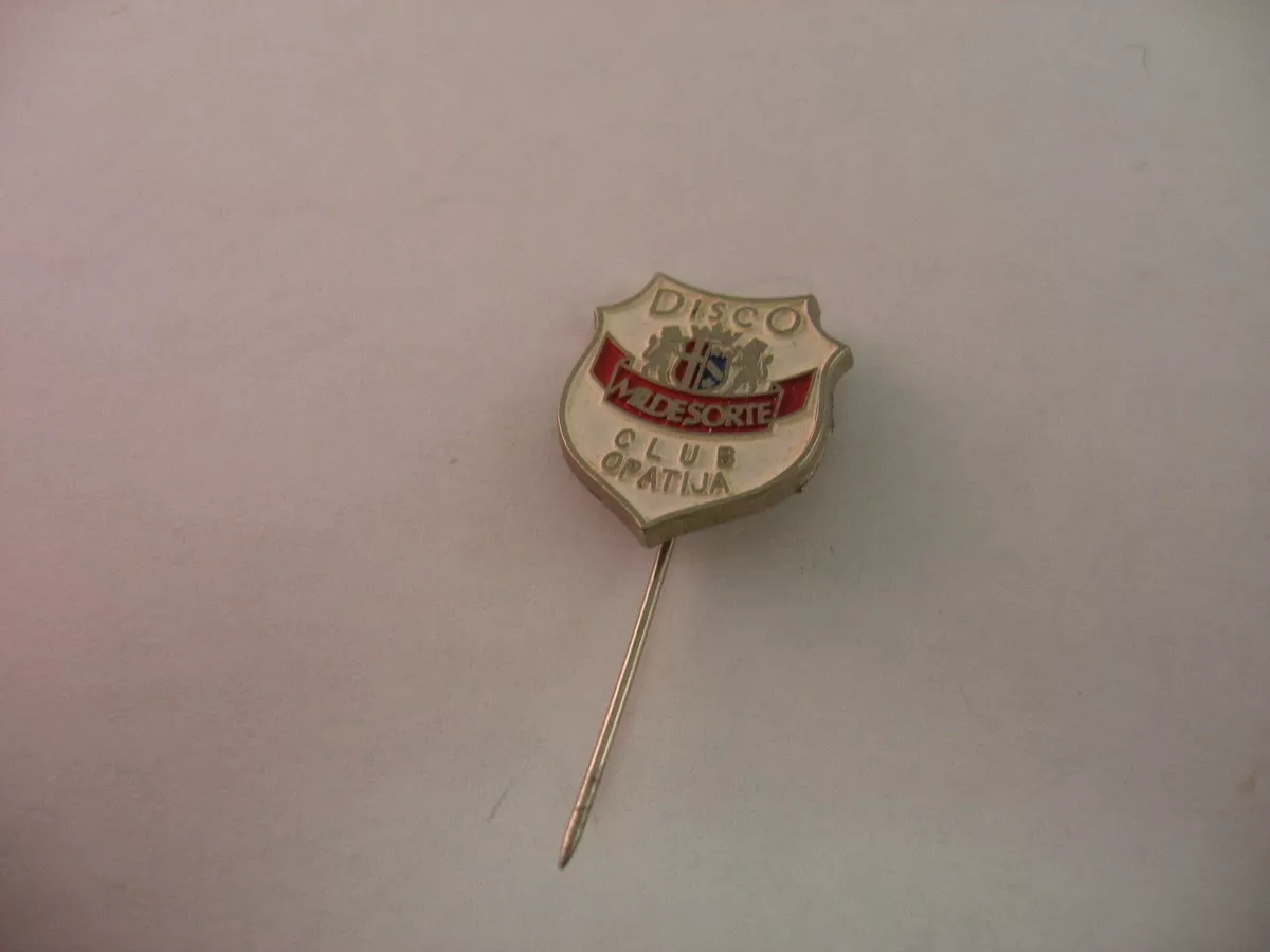 Rare Vintage Advertising Stick Pin: Disco Club Milde Sorte Opatija Croatia