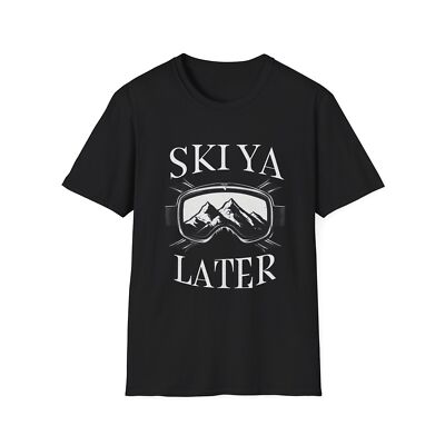 Mount Bohemia Ski Bum Unisex Ski Goggles T-Shirt 
