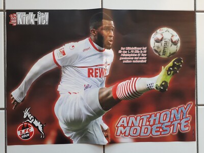 Just Kick It POSTER Anthony Modeste 1. FC Köln Bundesliga Fussball