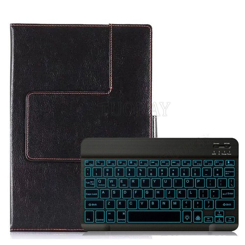 For Samsung Galaxy Tab A9 Plus 11" Tablet Backlit Keyboard PU Leather Case Mouse - Picture 39 of 55