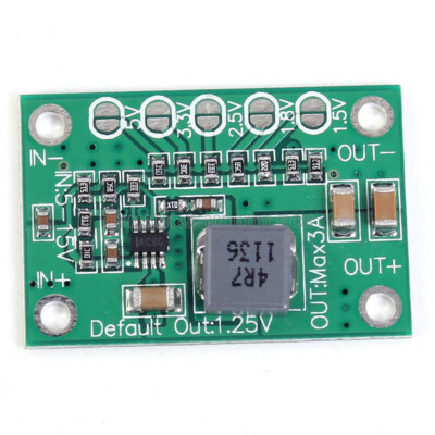 5-16V To 1.25V/1.5V/1.8V/2.5V/5V Universal Adjustable Step Down Power Module