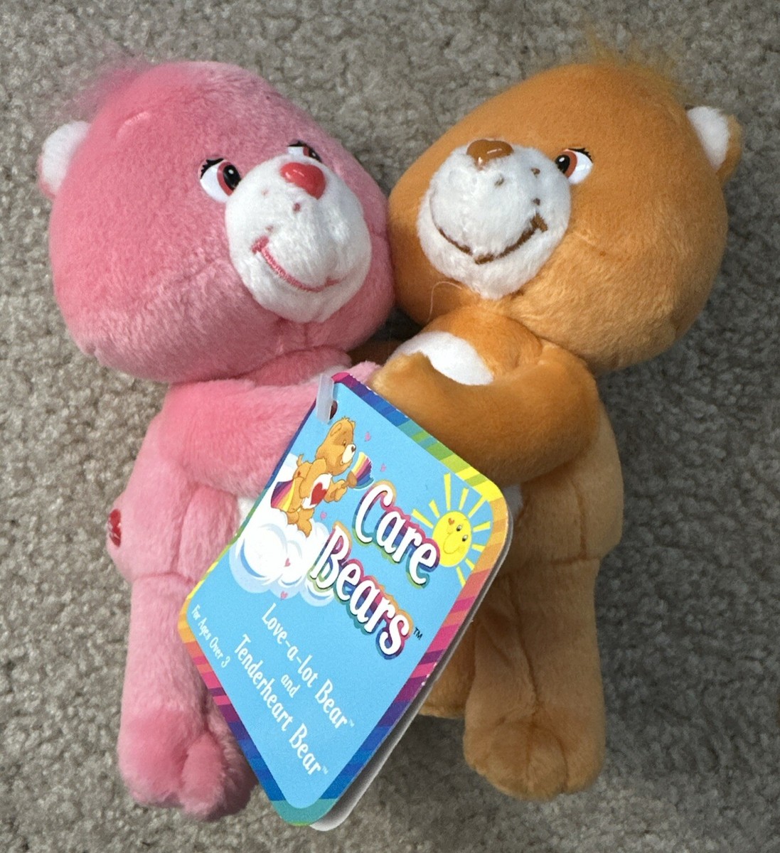 Peluche BISOUNOURS Share care Bears COLLECTOR 25cm NEUF 2002 Play Along