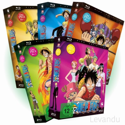 Blu-ray ONE PIECE - TV-SERIE - BOX 1-5 (Anime - Episoden 1-162) - 22 Disc s