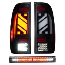 Tail Lights Assembly  3rd Third Brake Cargo Lamp Fit for Ford F150 1997-2003...