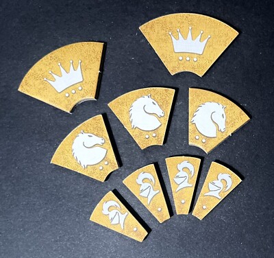 2015 Game Of Thrones The Trivia Game Fantasy Flight Games 9 Yellow Markers