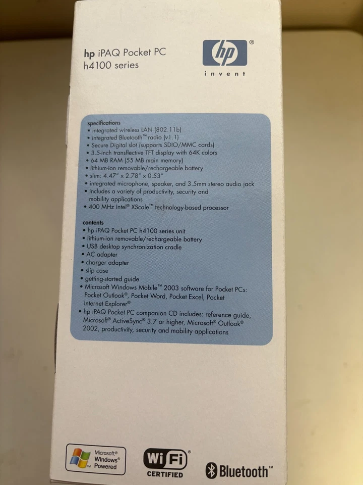 Brand New HP iPAQ Pocket PC h4155 w/ Micro Keyboard Accessory - Image 2 of 4