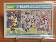 2017 Classics Career Colors New York Giants Rams Football Card #9 Kurt Warner
