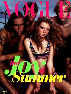 VOGUE Magazine Italia June 1997 ANGELA LINDVALL Georgina Grenville