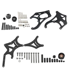 LS 508 AC Compressor Bracket And Alternator Power Steering Bracket Kit Swap