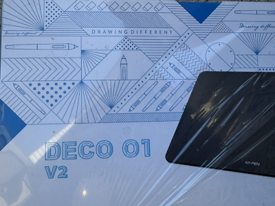Tablette Graphique XP-PEN Deco 01 V2 - Ouvert Mais Jamais Utilisé
