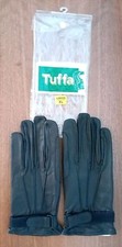 TUFFA Thetford Leather Showing Gloves - Riding Gloves Black Size Ladies XL- BNWT