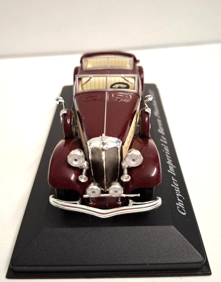 IXO 1:43 AUTO DIE CAST CHRYSLER IMPERIAL LE BARON PHAETON 1933 EDI VARIE 16 - Immagine 3 di 4