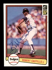 Bobby Castillo Auto Autographed Signed 1982 Donruss Card #236 Dodgers 166859
