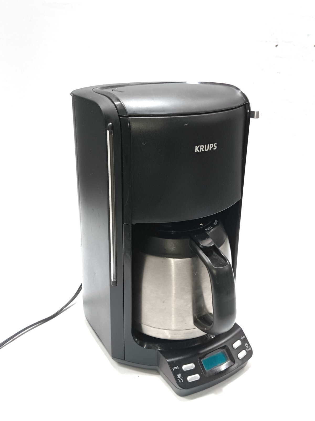 Krups FMF4-14 10-Cup Coffeemaker, Black and Stainless Steel