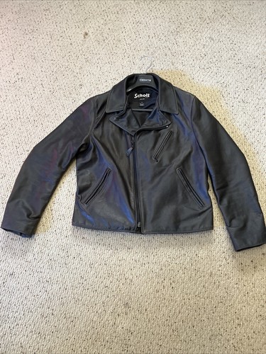 Schott 7167/leather policeman jacket/leather - Gem