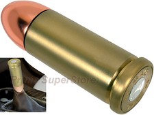 Universal 44 Bullet Stick Shift Knob Brass Mag Cartruck Manual 56 Gear Shifter