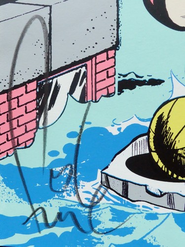 FAILE Endless Summer Print HAND SIGNED Flamingo Silkscreen Lenox Paper POP Art - Picture 5 of 7