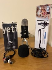 Blue Yeti Pro Xlr, Professional Multi-pattern Microphone Black, Stands, Usb