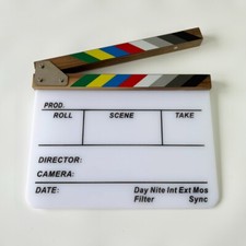 Black Walnut Clapperboard/ Clapboard/ film clapper/slate, 1pc 15.5x14x1.75cm