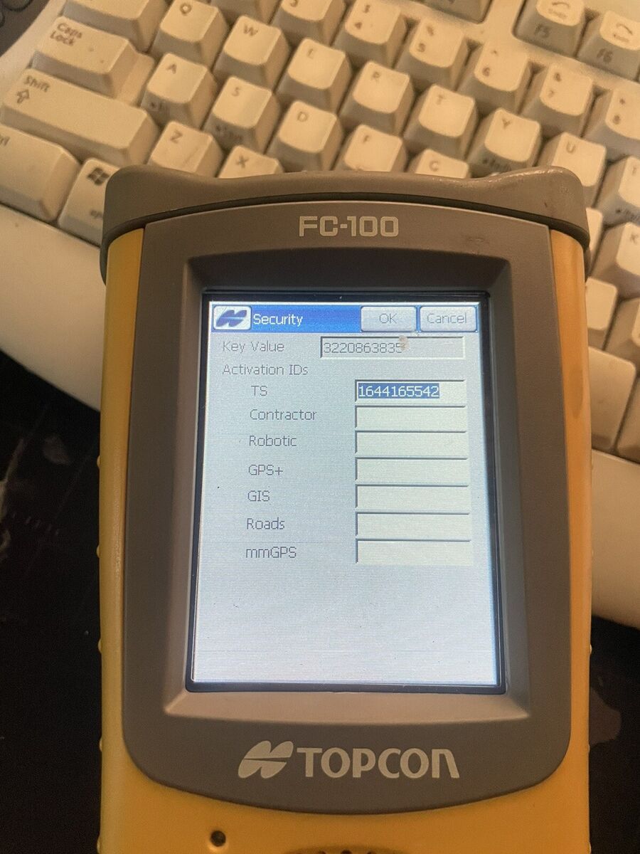 Topcon FC-100 Field Controller Data Collector TopSURV 7.2.3 Topcon FC-100 Field Controller Data Collector TopSURV 7.2.3