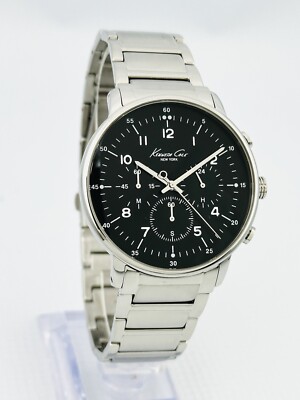 Kenneth Cole Men's KC3872 Iconic Chronograph Black Dial