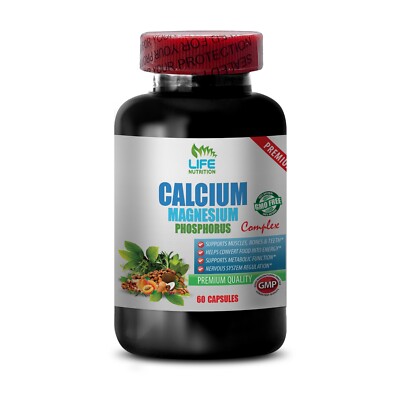 Elevate Vitality with CALCIUM MAGNESIUM COMPLEX - 1 Bottle, 60 Caps