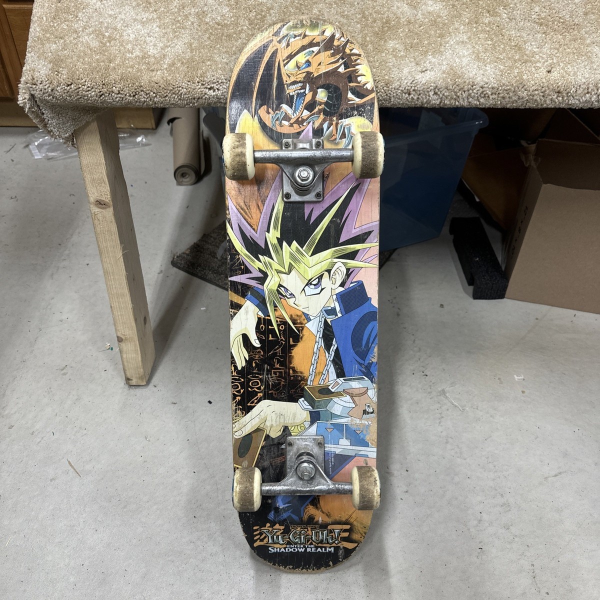Vintage 2004 Yu-Gi-Oh! Skateboard 8
