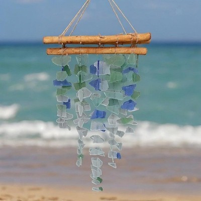 Glas Windspiel Dekor Handarbeit Kreativ Zum Selbermachen Zubehör Handwerk Böhmen Zufällige Farbe