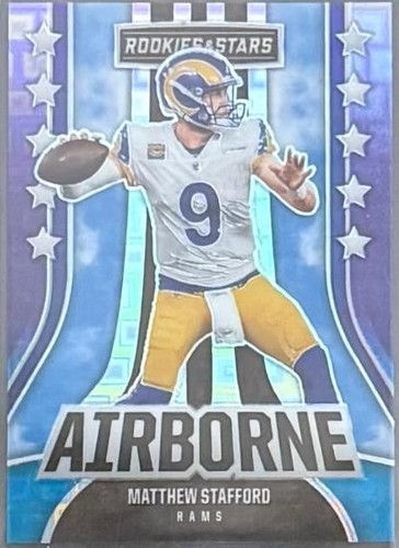 2023 Panini Rookies & Stars - Airborne Matthew Stafford #AI-19 Silver Prizm /75