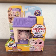 Little Live Pets Mama Surprise Mouse Bunny Family Babies Carrier Playset