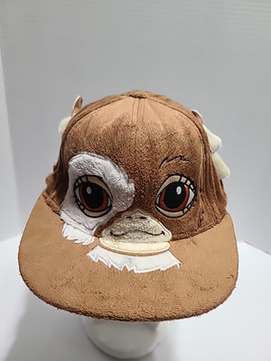 GREMLINS Gizmo Snap back Hat Flat Bill Soft Furry Spencers snapback