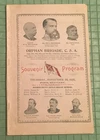 Program of 1920 CSA Orphan Brigade Reunion in Paris, Ky. John C Breckinridge Cov