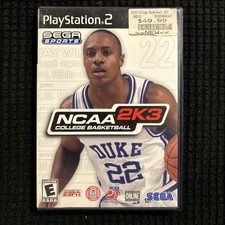 NCAA College Basketball 2K3 (Sony PlayStation 2, 2002) CIB & Tested